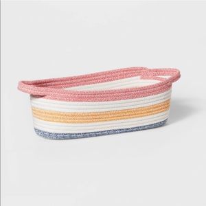 Pillowfort | Oval Coiled Rope Storage Bin